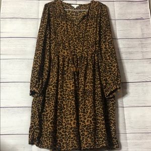 Leopard dress! Size medium